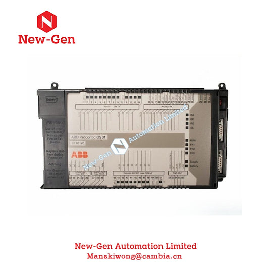 ABB 07KR91 GJR5250000R0252 واحد پردازش مرکزی-24 VDC موجود است