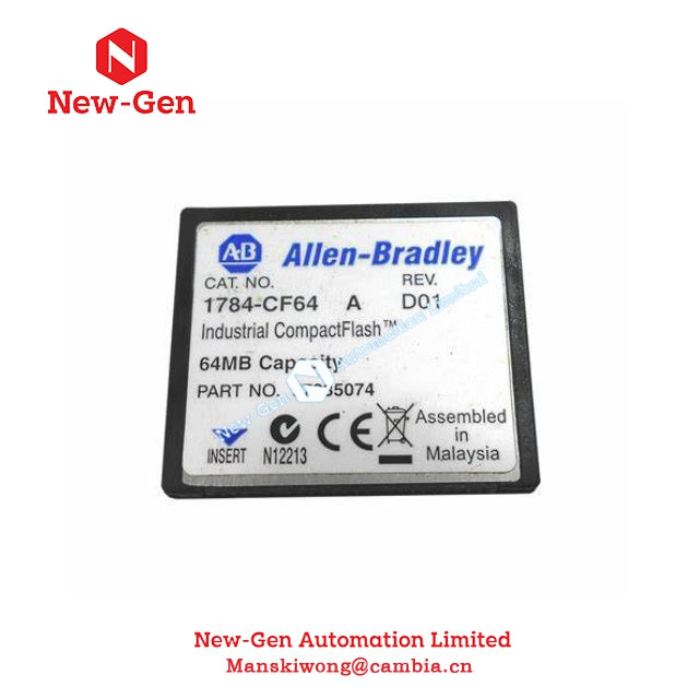 Allen Bradley 1784-CF64 ControlLogix CompactFlash karta 100% úplne nová na sklade