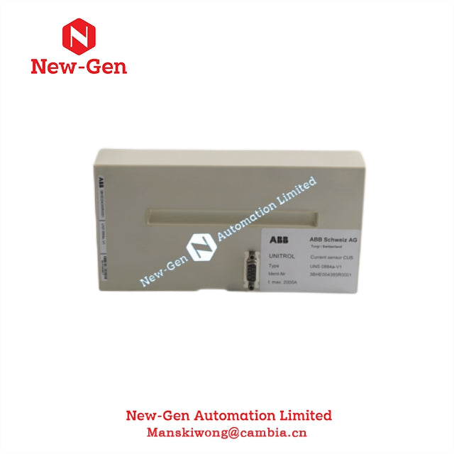 ABB 3BHE004385R0001 UNS 0884a, V1: Stroomsensor 2000A In voorraad