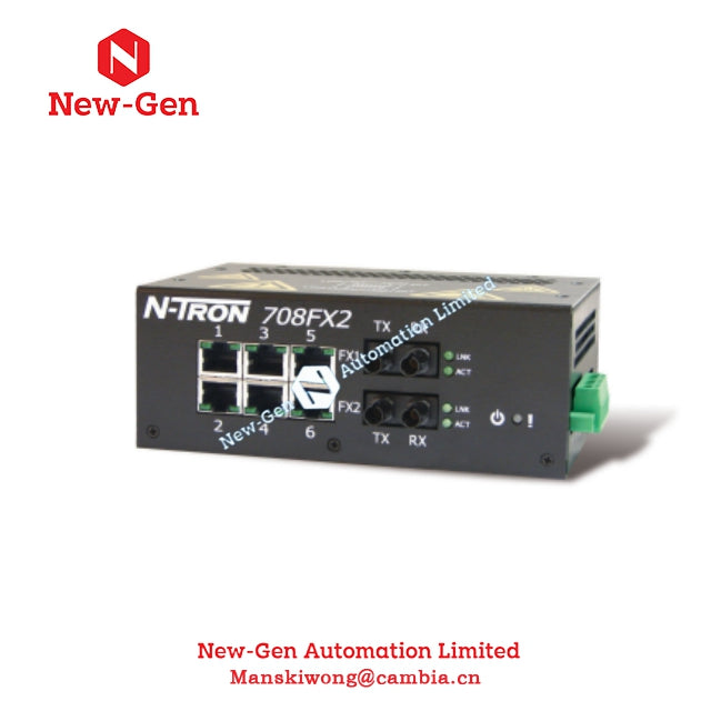 N-TRON 708FX2-ST Industrieller Ethernet-Switch auf Lager, 100 % echt