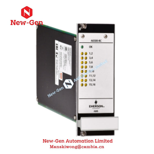 Configuración Emerson EPRO A6312 para monitores de protección AMS 6500 En stock, listo para enviar con sellado de fábrica