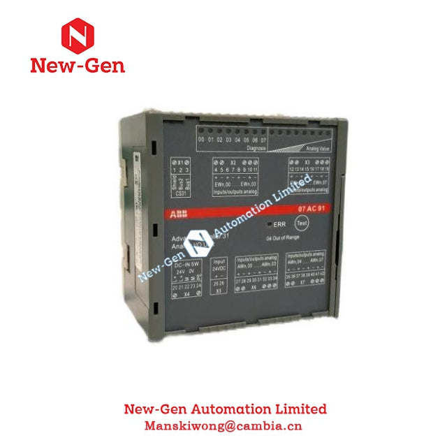 ABB 07KT94-98 GJR5252590B0012 Advant Controller 100% Original In Stock Ready to Ship with Factory Sealed