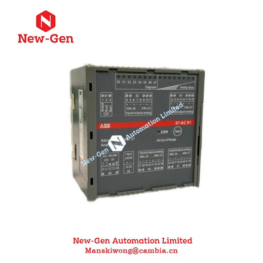 ABB 07KT94-98 GJR5252590B0012 Advant Controller 100% اصلی موجود در انبار آماده ارسال با مهر و موم کارخانه