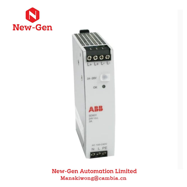 Bộ nguồn ABB SD831 3BSC610064R1, 3A Nguyên bản 100% Còn hàng Sẵn sàng xuất xưởng khi được niêm phong tại nhà máy