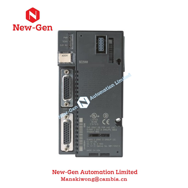 GE IC200EBI001 VersaMax Uzaqdan I/O Ethernet Şəbəkə İnterfeys Vahidi Stokda