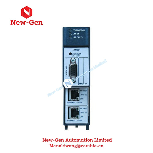 GE IC695ETM001-LAAA PACSystems™ RX3i Ethernet modulis ir noliktavā