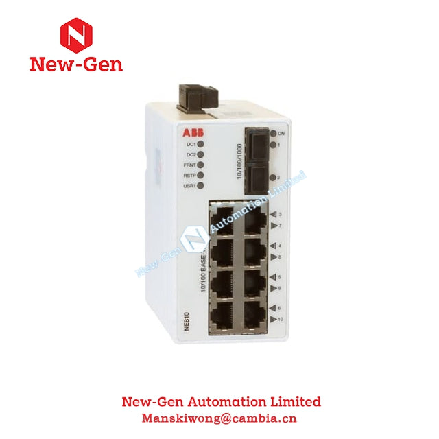 Switch di rete ABB NE810 REP3BSE080207R1 Disponibile pronto per la spedizione